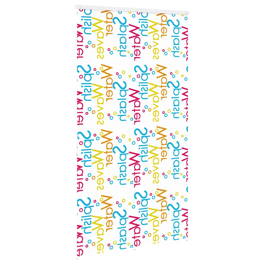 vidaXL Shower Roller Blind with Cassette 120x240 cm Fabric Width 116 cm