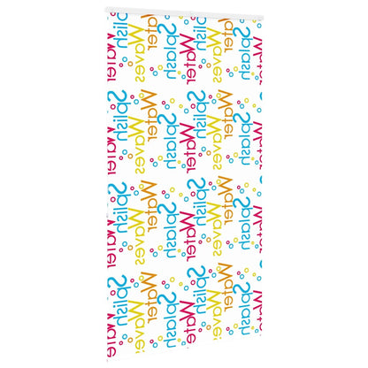 vidaXL Shower Roller Blind with Cassette 120x240 cm Fabric Width 116 cm