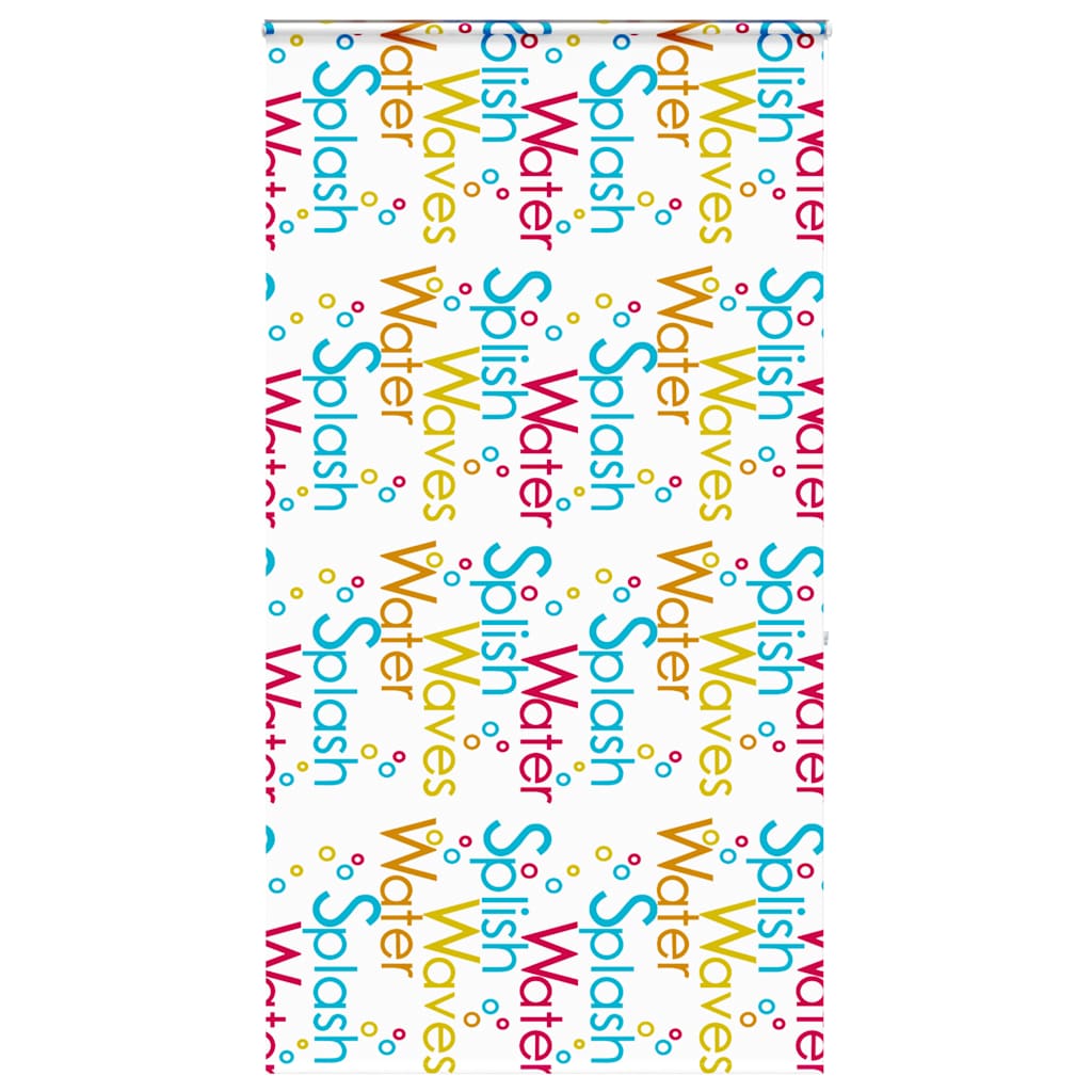vidaXL Shower Roller Blind with Cassette 130x240 cm Fabric Width 126 cm