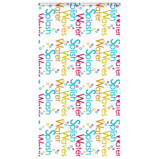vidaXL Shower Roller Blind with Cassette 130x240 cm Fabric Width 126 cm