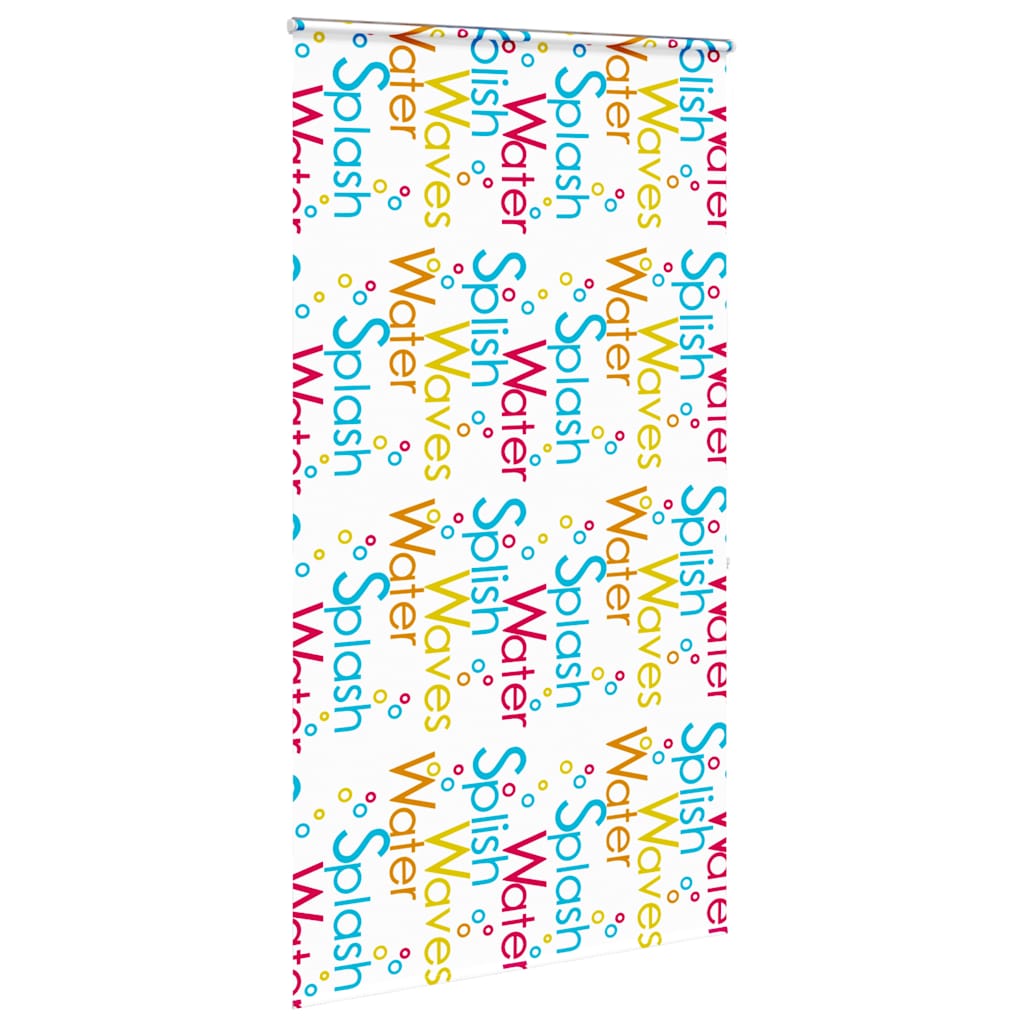 vidaXL Shower Roller Blind with Cassette 130x240 cm Fabric Width 126 cm