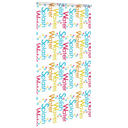 vidaXL Shower Roller Blind with Cassette 130x240 cm Fabric Width 126 cm