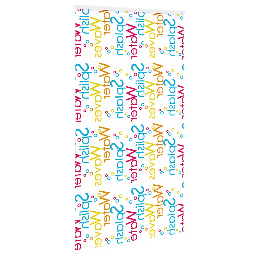 vidaXL Shower Roller Blind with Cassette 130x240 cm Fabric Width 126 cm