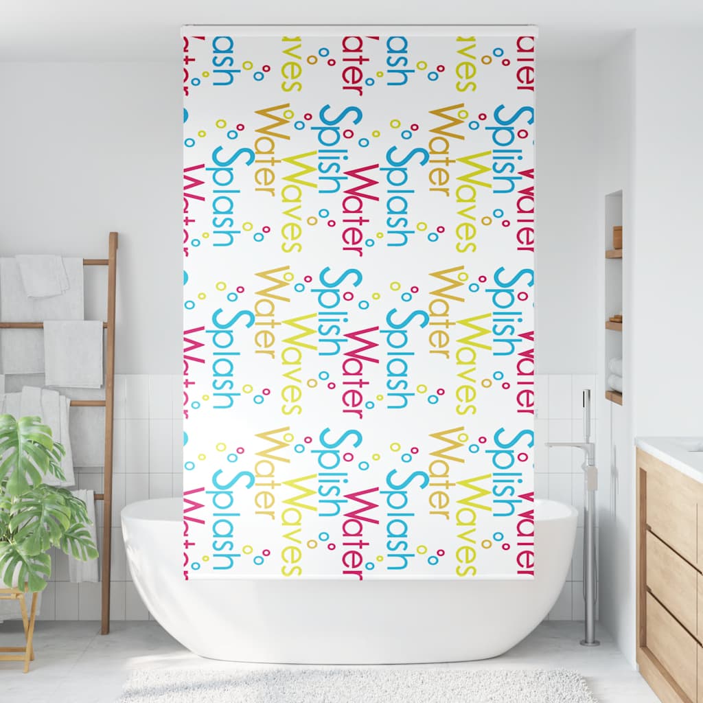 vidaXL Shower Roller Blind with Cassette 140x240 cm Fabric Width 136 cm