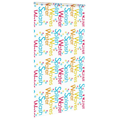 vidaXL Shower Roller Blind with Cassette 140x240 cm Fabric Width 136 cm