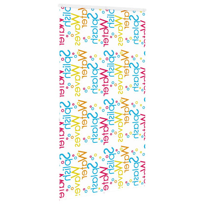 vidaXL Shower Roller Blind with Cassette 140x240 cm Fabric Width 136 cm