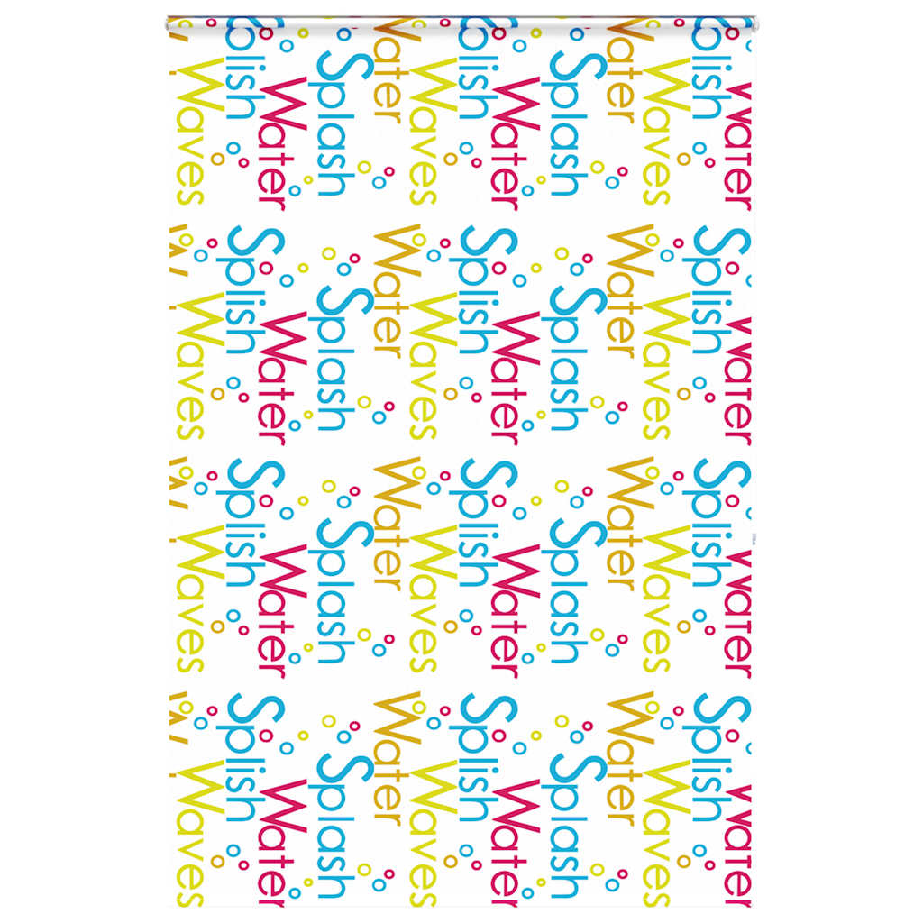 vidaXL Shower Roller Blind with Cassette 150x240 cm Fabric Width 146 cm
