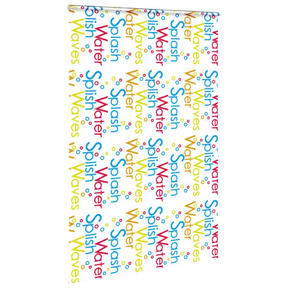 vidaXL Shower Roller Blind with Cassette 150x240 cm Fabric Width 146 cm