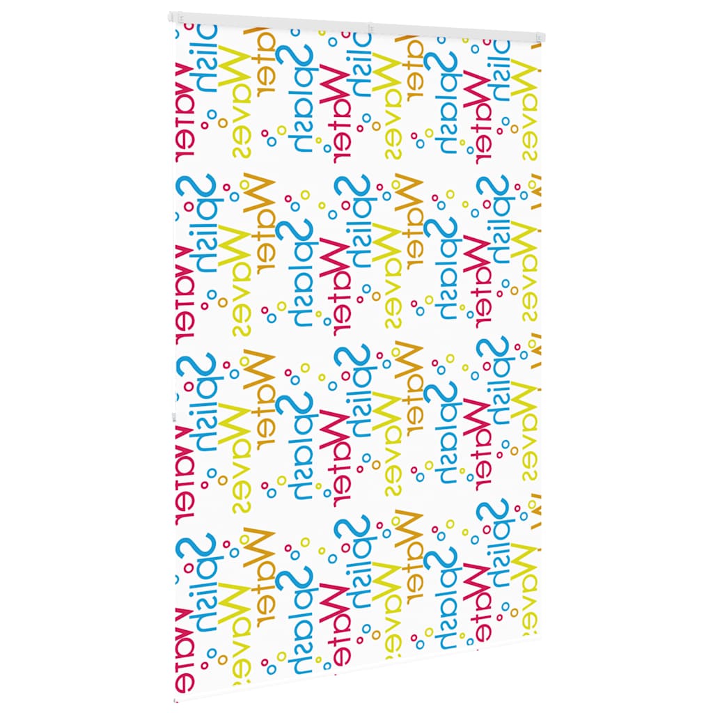 vidaXL Shower Roller Blind with Cassette 150x240 cm Fabric Width 146 cm