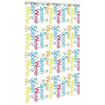 vidaXL Shower Roller Blind with Cassette 160x240 cm Fabric Width 156 cm