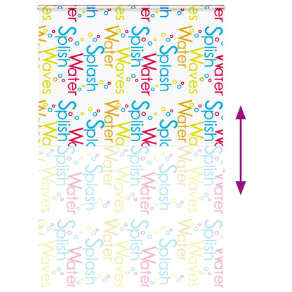 vidaXL Shower Roller Blind with Cassette 160x240 cm Fabric Width 156 cm