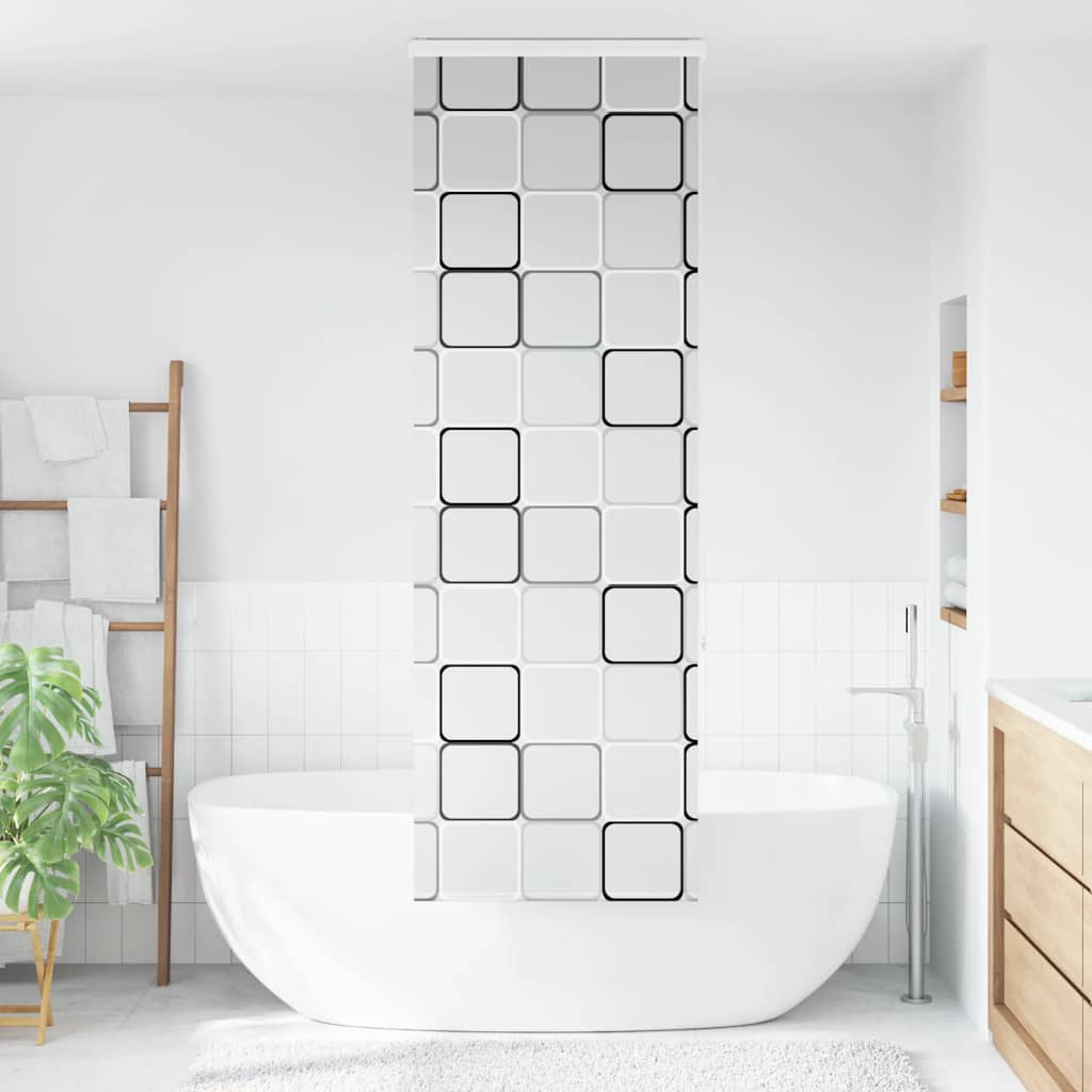 vidaXL Shower Roller Blind with Cassette 60x240 cm Fabric Width 56 cm