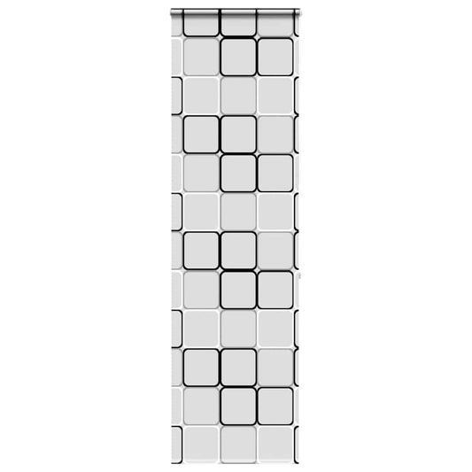 vidaXL Shower Roller Blind with Cassette 80x240 cm Fabric Width 76 cm