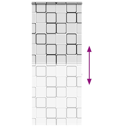 vidaXL Shower Roller Blind with Cassette 90x240 cm Fabric Width 86 cm