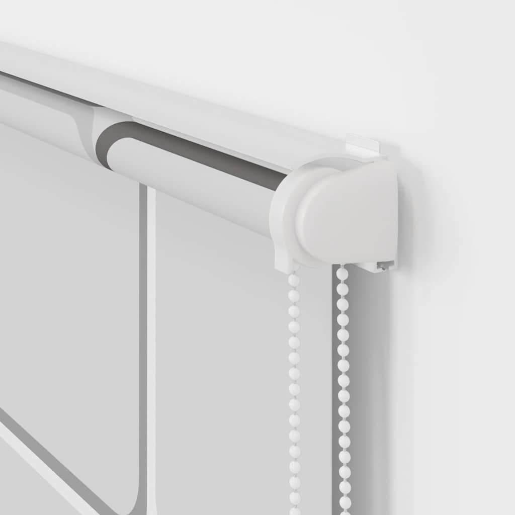 vidaXL Shower Roller Blind with Cassette 130x240 cm Fabric Width 126 cm
