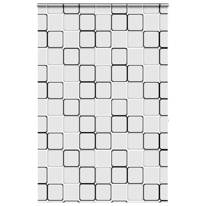 vidaXL Shower Roller Blind with Cassette 160x240 cm Fabric Width 156 cm
