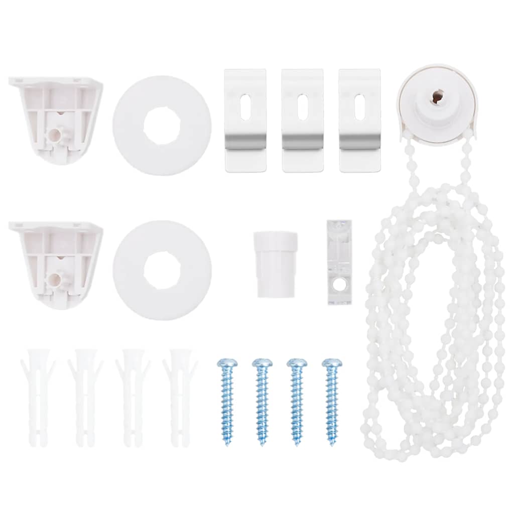 vidaXL Shower Roller Blind with Cassette 140x240 cm Fabric Width 136 cm