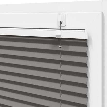vidaXL Pleated Blind Anthracite 40x100 cm Fabric Width 39,4 cm Polyester