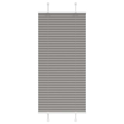 vidaXL Pleated Blind Anthracite 55x100cm Fabric Width 54.4cm Polyester