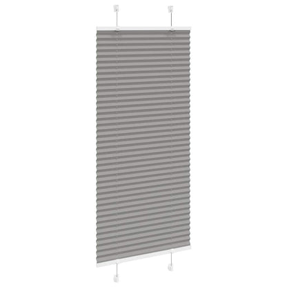 vidaXL Pleated Blind Anthracite 55x100cm Fabric Width 54.4cm Polyester