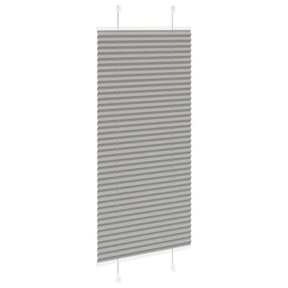vidaXL Pleated Blind Anthracite 55x100cm Fabric Width 54.4cm Polyester