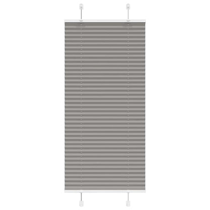 vidaXL Pleated Blind Anthracite 60x100 cm Fabric Width 59,4 cm Polyester