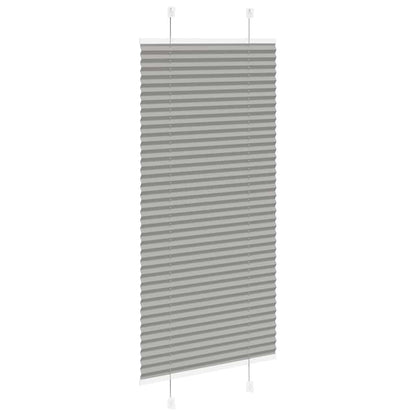 vidaXL Pleated Blind Anthracite 60x100 cm Fabric Width 59,4 cm Polyester