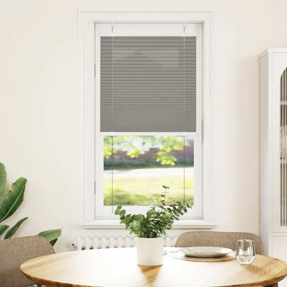 vidaXL Pleated Blind Anthracite 60x100 cm Fabric Width 59,4 cm Polyester