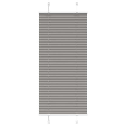 vidaXL Pleated Blind Anthracite 65x100 cm Fabric Width 64,4 cm Polyester
