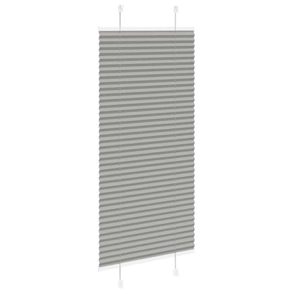 vidaXL Pleated Blind Anthracite 65x100 cm Fabric Width 64,4 cm Polyester