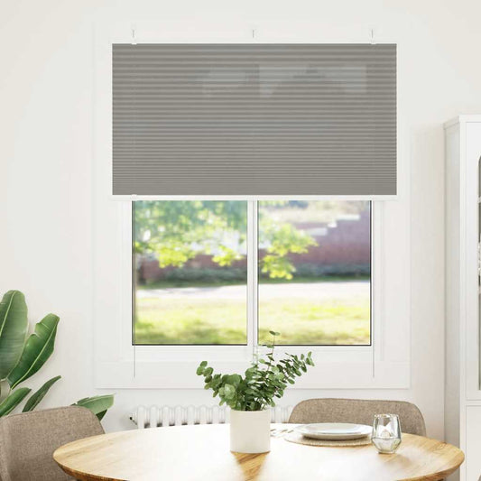 vidaXL Pleated Blind Anthracite 110x100 cm Fabric Width 109.4 cm