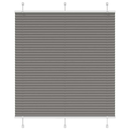 vidaXL Pleated Blind Anthracite 115x100 cm Fabric Width 114.4 cm