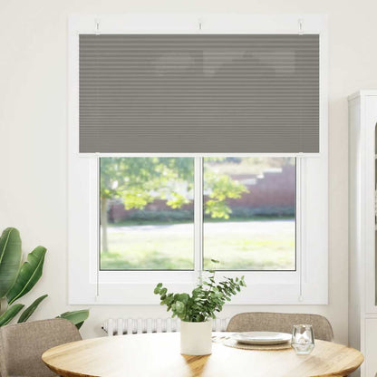 vidaXL Pleated Blind Anthracite 120x100 cm Fabric Width 119.4 cm