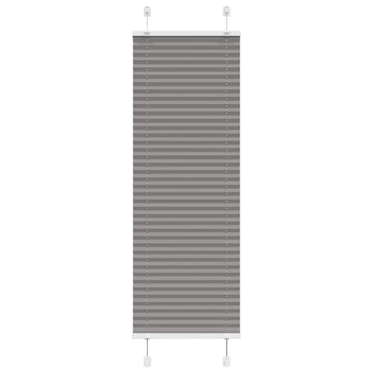 vidaXL Pleated Blind Anthracite 45x150 cm Fabric Width 44.4 cm Polyester