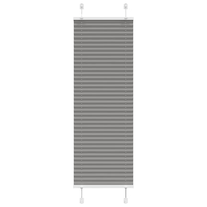 vidaXL Pleated Blind Anthracite 50x150cm Fabric Width 49.4cm Polyester