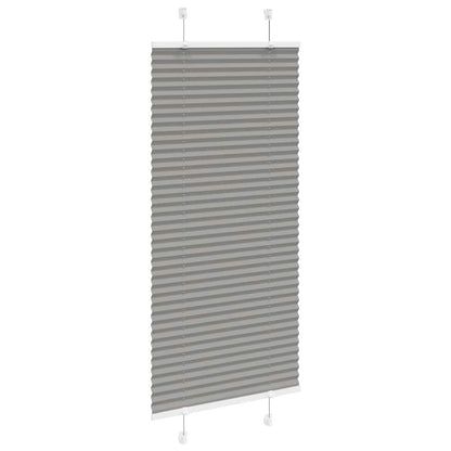 vidaXL Pleated Blind Anthracite 55x150cm Fabric Width 54.4cm Polyester