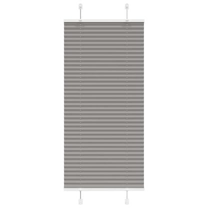 vidaXL Pleated Blind Anthracite 60x150 cm Fabric Width 59,4 cm Polyester