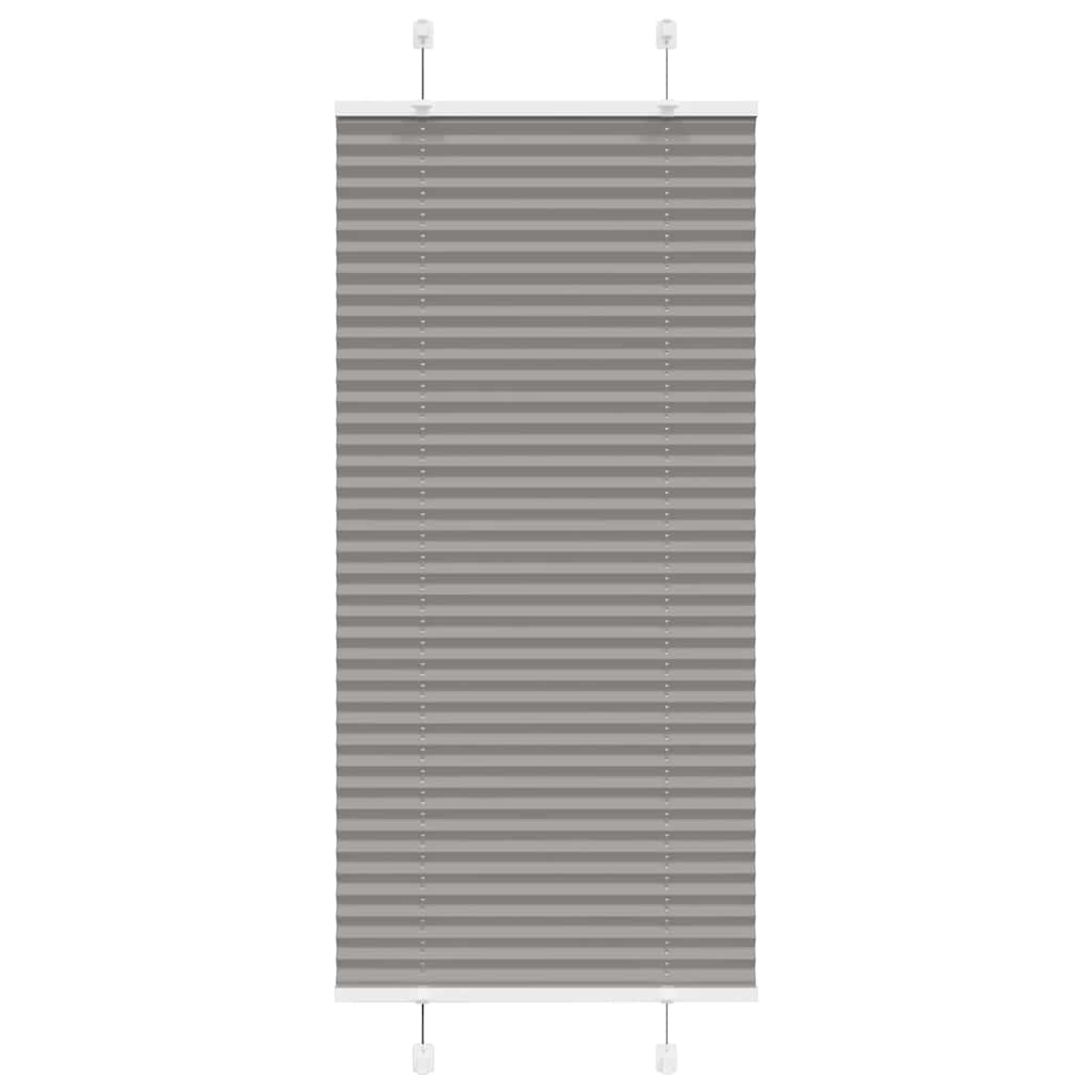vidaXL Pleated Blind Anthracite 65x150 cm Fabric Width 64,4 cm Polyester