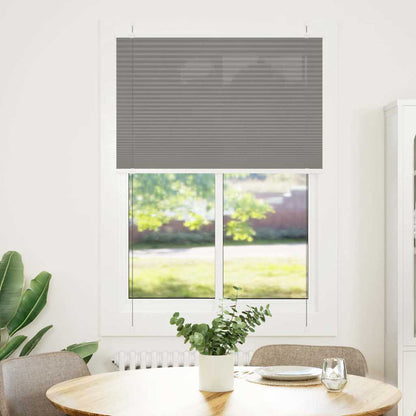 vidaXL Pleated Blind Anthracite 95x150 cm Fabric Width 94.4 cm Polyester