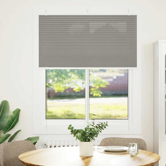 vidaXL Pleated Blind Anthracite 105x150 cm Fabric Width 104.4 cm