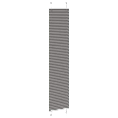 vidaXL Pleated Blind Anthracite 40x200cm Fabric Width 39.4cm Polyester