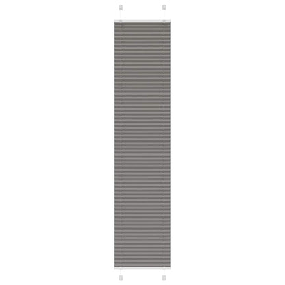 vidaXL Pleated Blind Anthracite 50x200 cm Fabric Width 49.4 cm Polyester