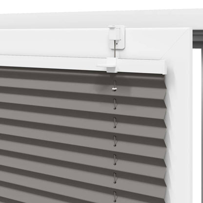 vidaXL Pleated Blind Anthracite 50x200 cm Fabric Width 49.4 cm Polyester