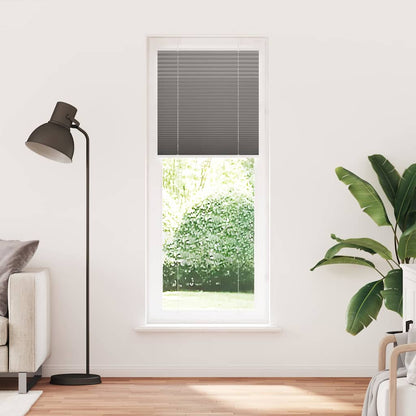 vidaXL Pleated Blind Anthracite 80x200cm Fabric Width 79.4cm Polyester