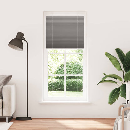 vidaXL Pleated Blind Anthracite 95x200cm Fabric Width 94.4cm Polyester