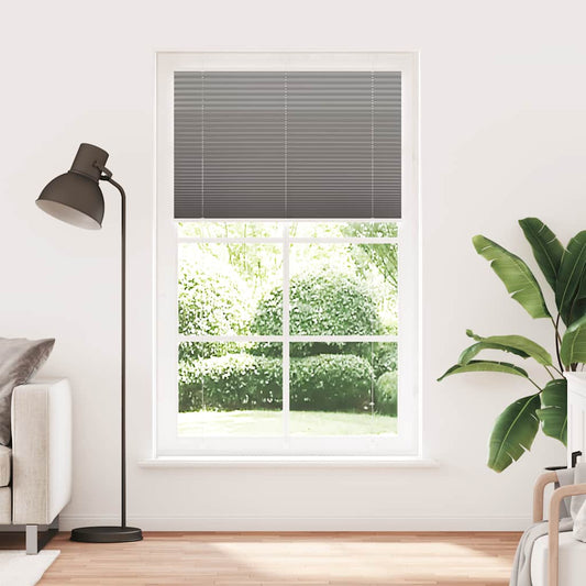 vidaXL Pleated Blind Anthracite 120x200 cm Fabric Width 119.4 cm