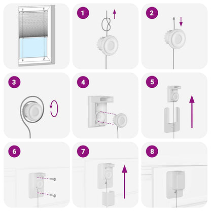 vidaXL Pleated Blind Black 65x100 cm Fabric Width 64.4 cm Polyester