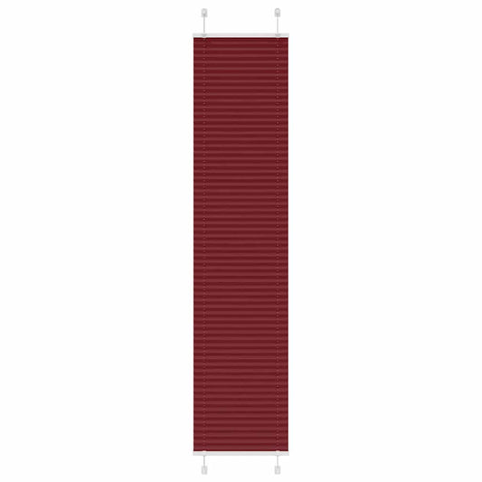vidaXL Pleated Blind Bordeaux Red 40x200 cm Fabric Width 39.4 cm