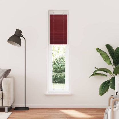 vidaXL Pleated Blind Bordeaux Red 40x200 cm Fabric Width 39.4 cm