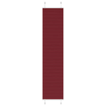 vidaXL Pleated Blind Bordeaux Red 45x200 cm Fabric Width 44.4 cm